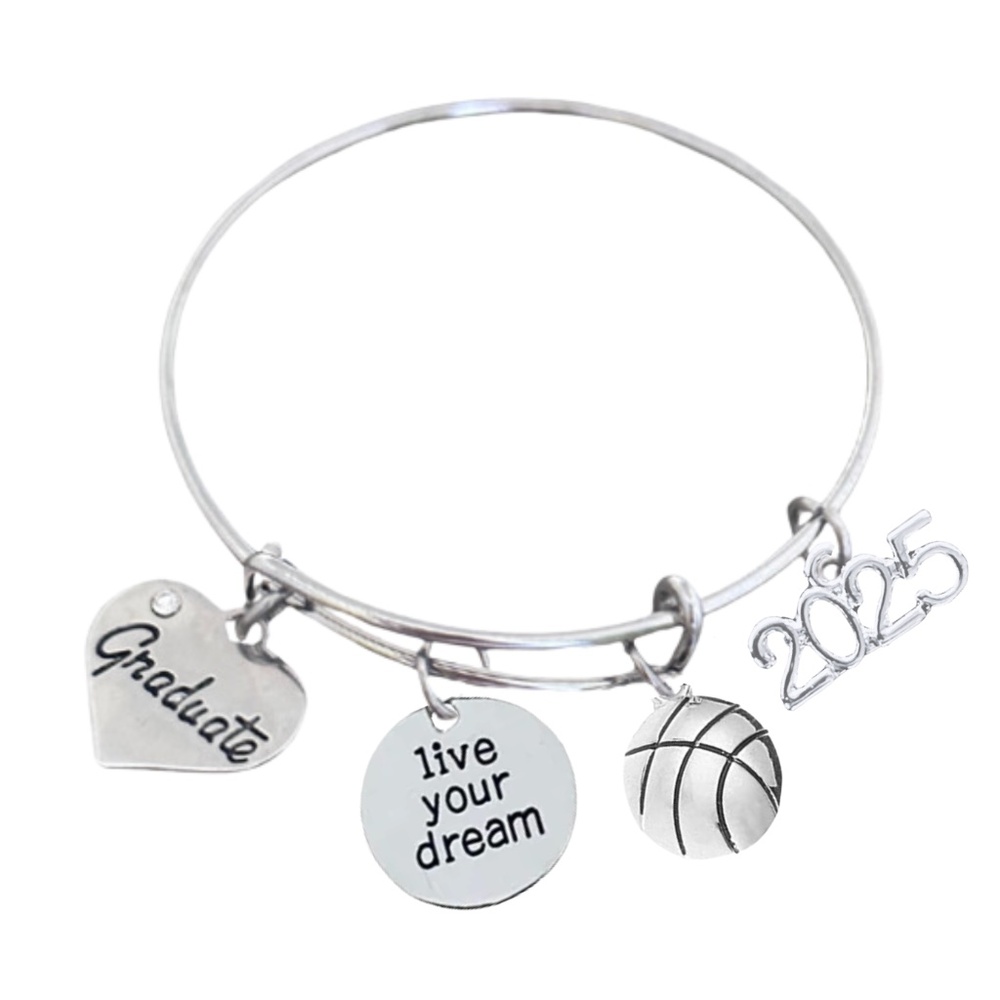2025 Basketball Graduation Bangle Bracelet  Graduation
